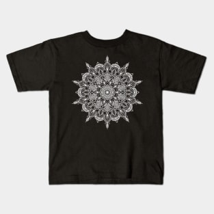 Bohemian Floral Mandala Kids T-Shirt